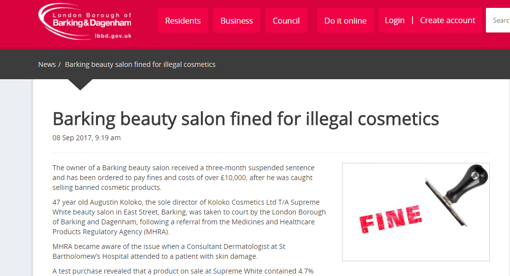 Barking Mad: beauty salon fined for illegal cosmetics (and why it’s important that you only buy certified products)