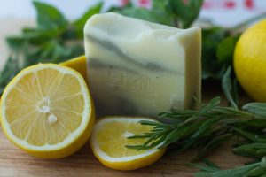 Bean and boy lemon and herb soap