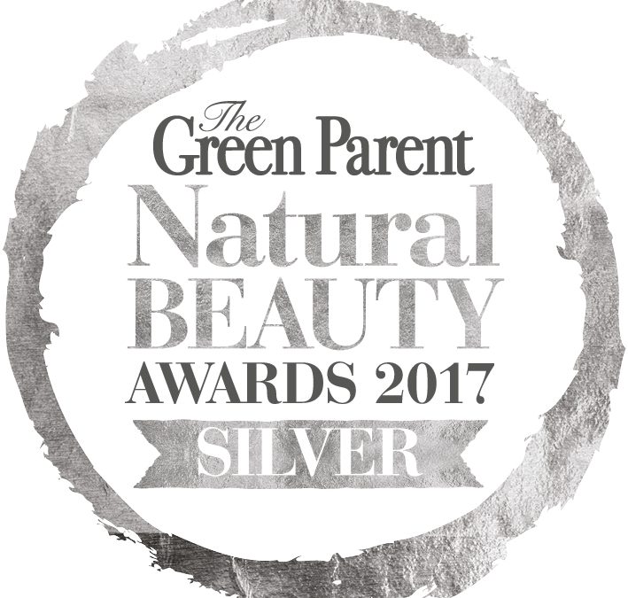 We won! SILVER AWARD: Green Parent Natural Beauty Awards