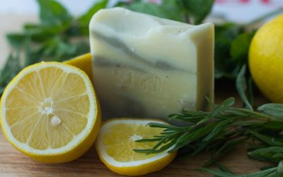 New Soap: LEMON + HERB SOAP